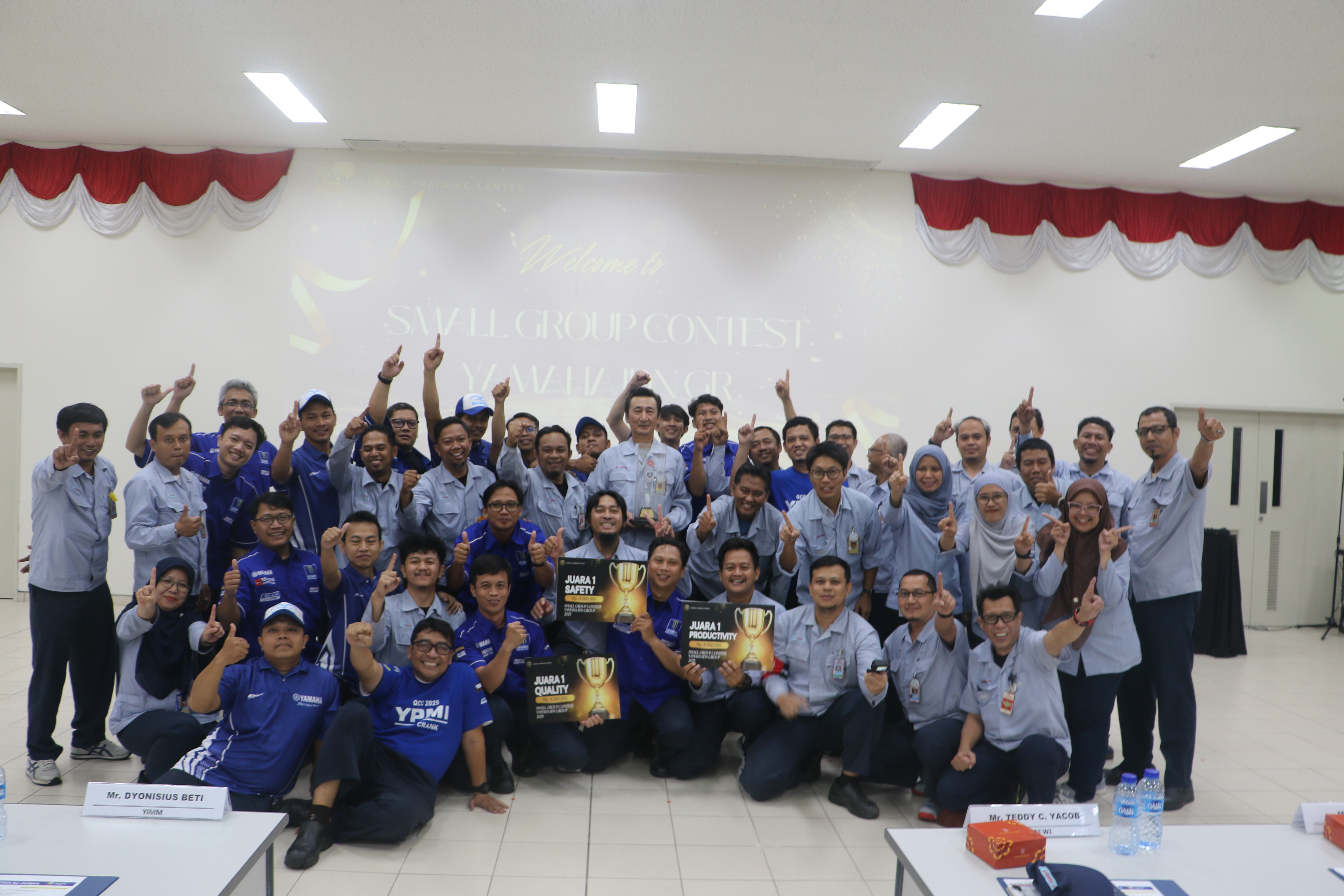 Kontes Kelompok Kecil Yamaha Indonesia Group 2025: YPMI JUARA UMUM